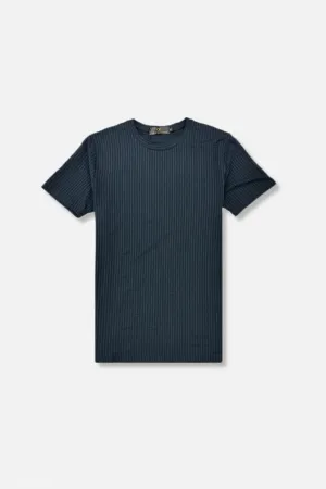 UltraSoftBrushedInterior Demper Crewneck Seersucker T-Shirt