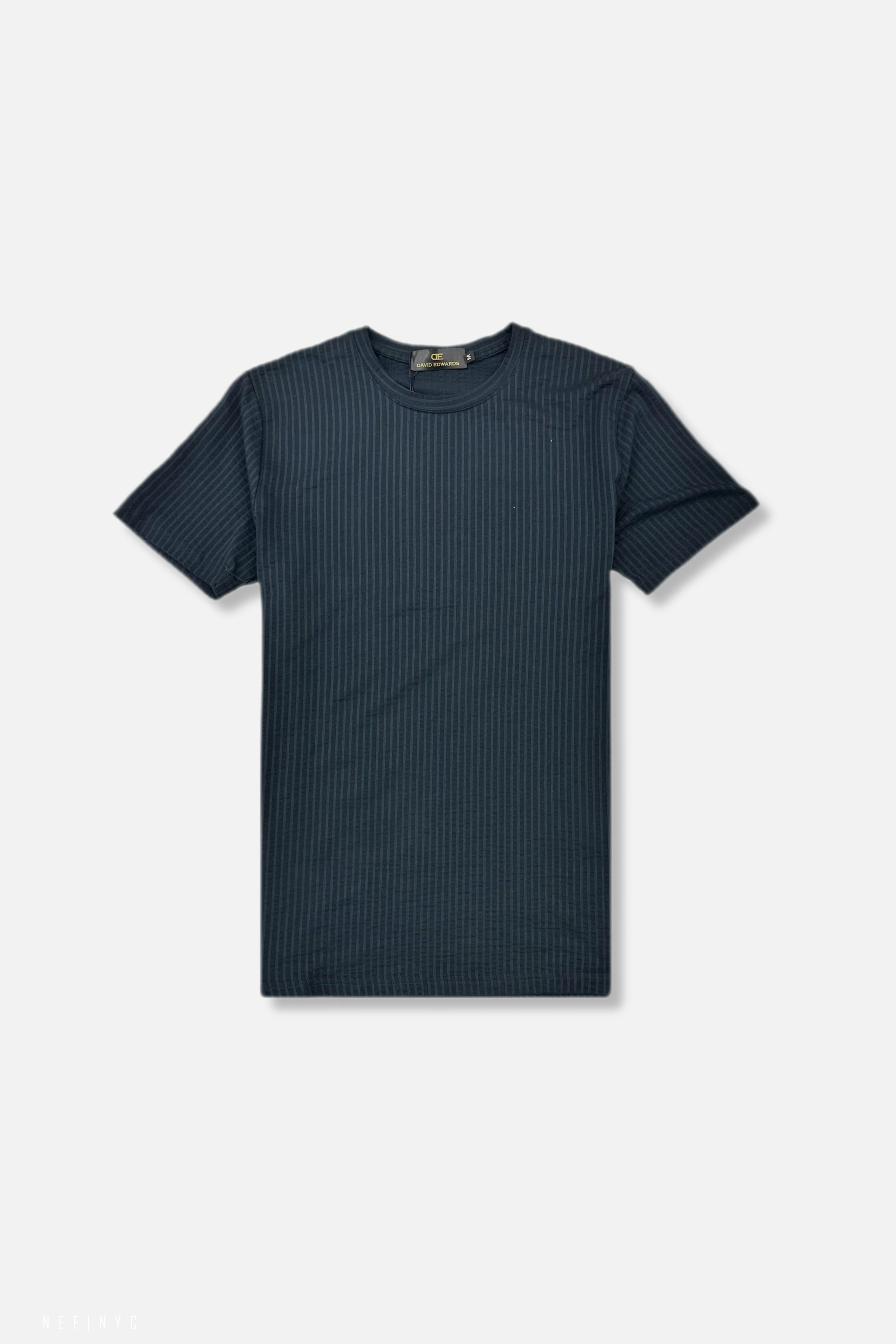 UltraSoftBrushedInterior Demper Crewneck Seersucker T-Shirt