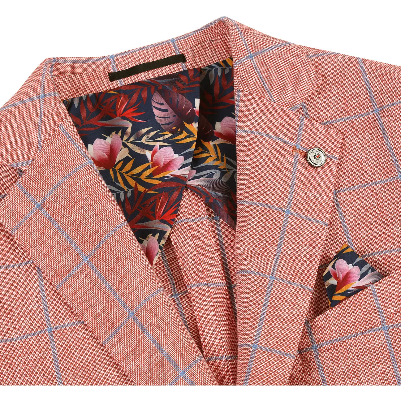 Pellagio Red Men's Half Canvas Blazer PS24-6 Outdoor Activity