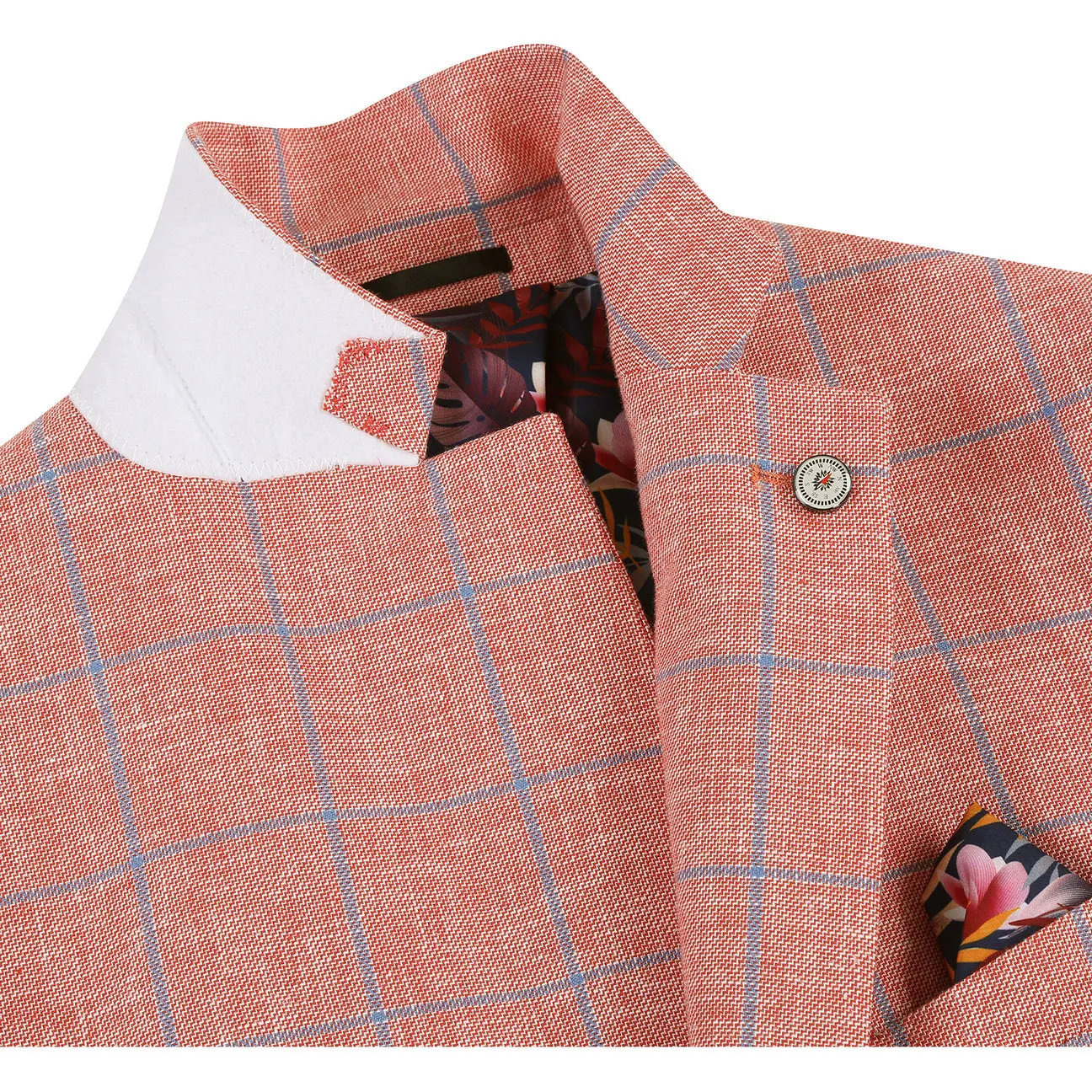 Daily Essential Eco Friendly Pellagio Red Men's Half Canvas Blazer PS24-6