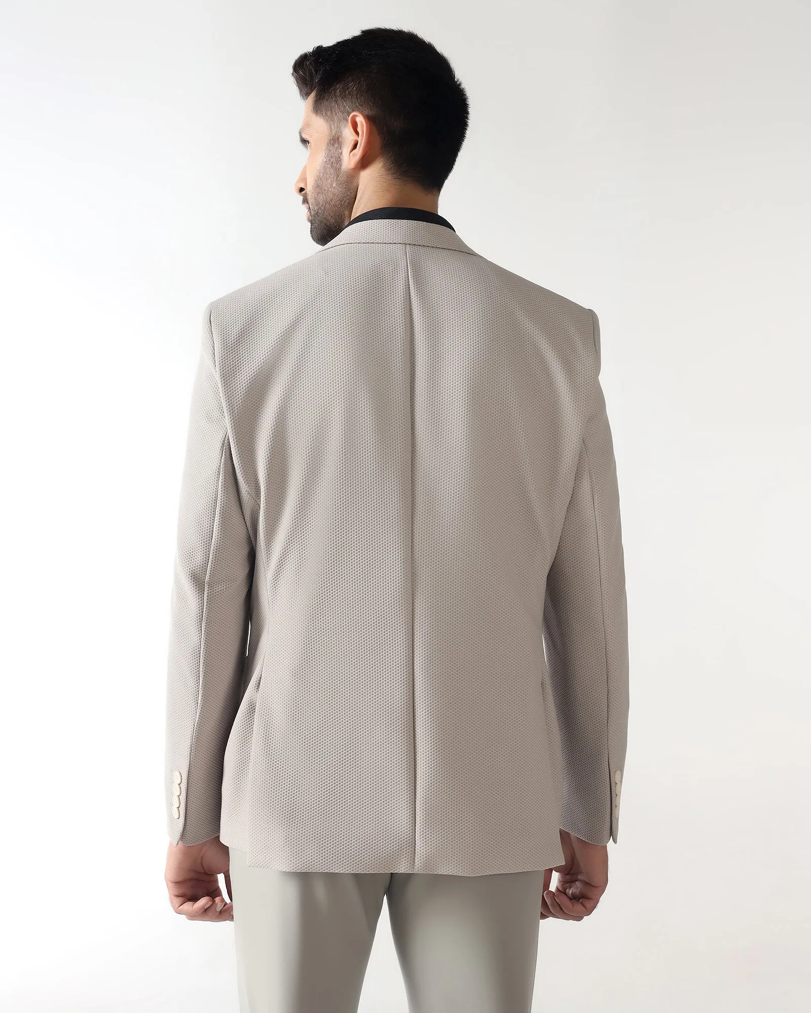 Off White TechPro Textured Blazer - Bowmore Double layer fabric