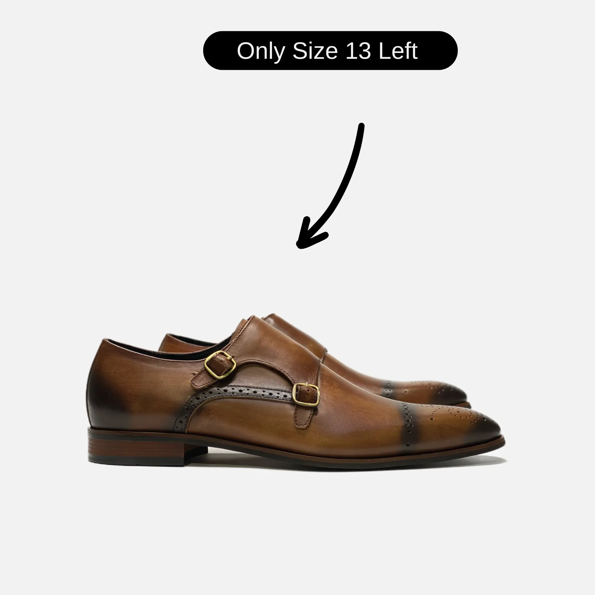 Zerah Double Monk Strap Mid Heel