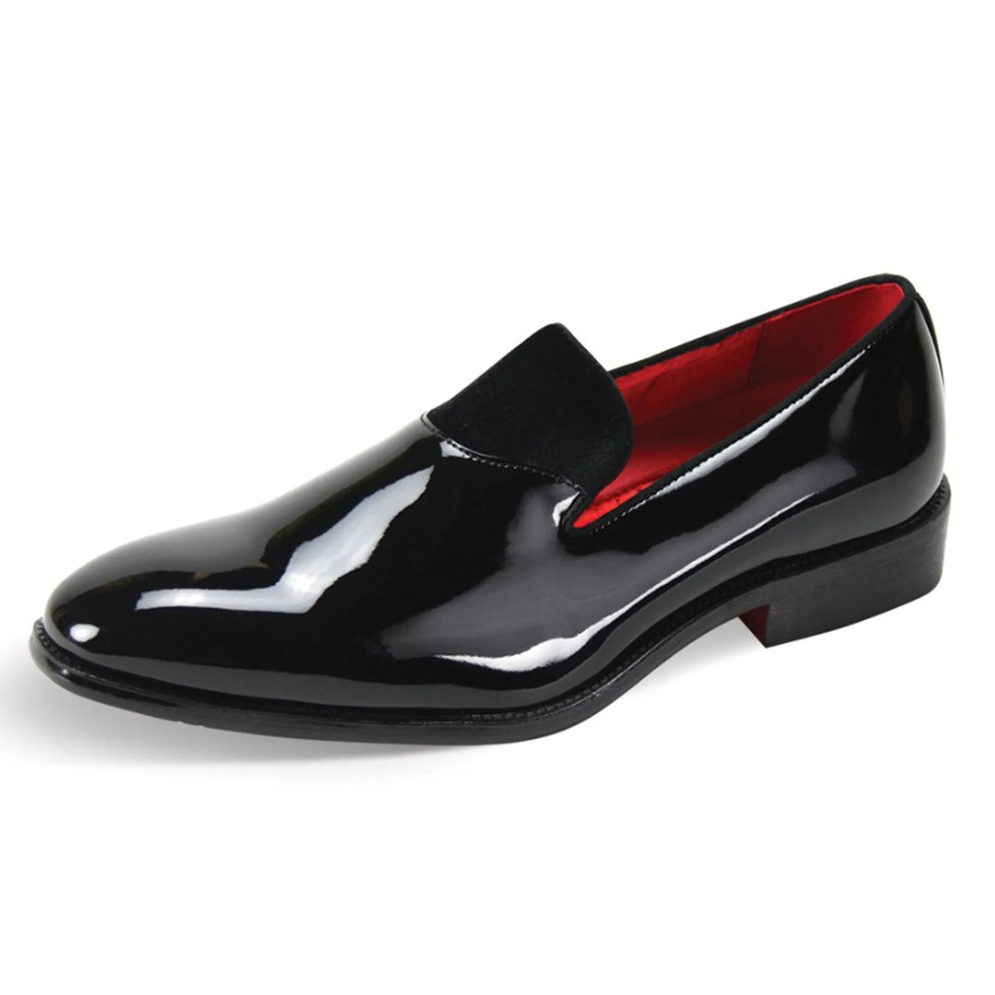 Shock Guard Comfort Stand Black Patent Fashion Loafer