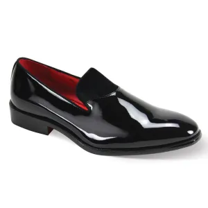 Black Patent Fashion Loafer Gym Life