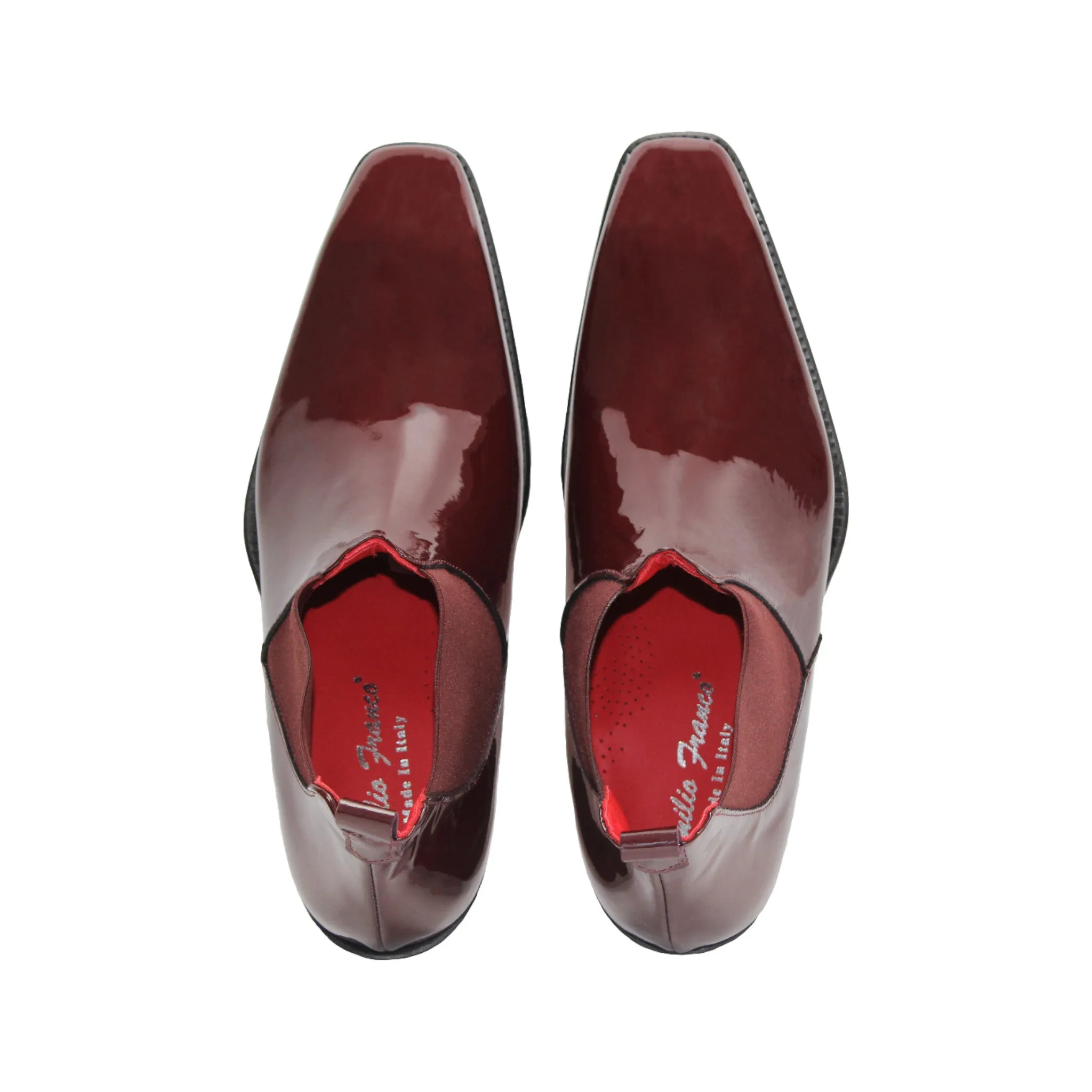 Emilio Franco "Leonardo" Burgundy Boot Functional Non Slip Wellness Seekers