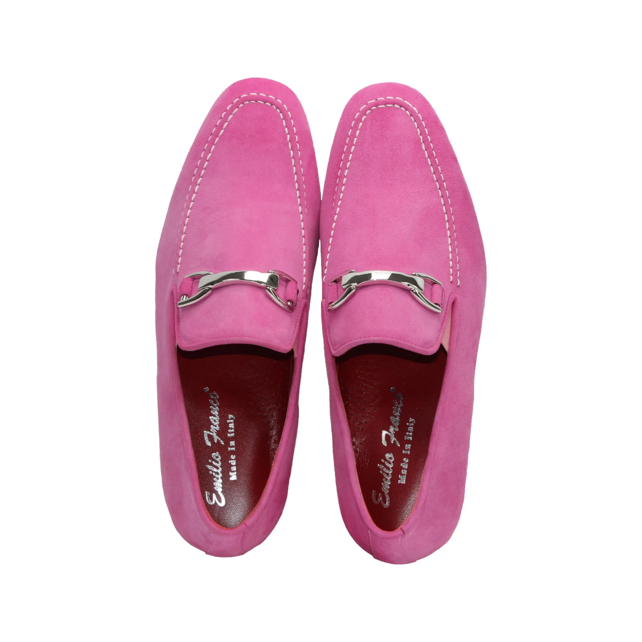 Wide fit Dream Path Emilio Franco "Nino II" Pink Loafer
