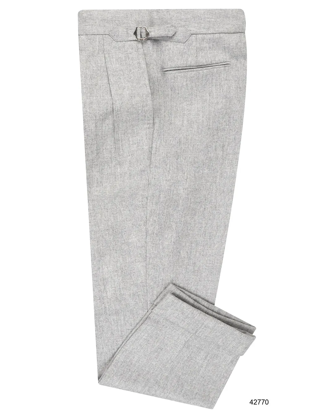 Flexible Movement Tagless Labeling VBC: Grey Woolen Flannel
