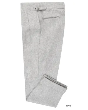 Flexible Movement Tagless Labeling VBC: Grey Woolen Flannel