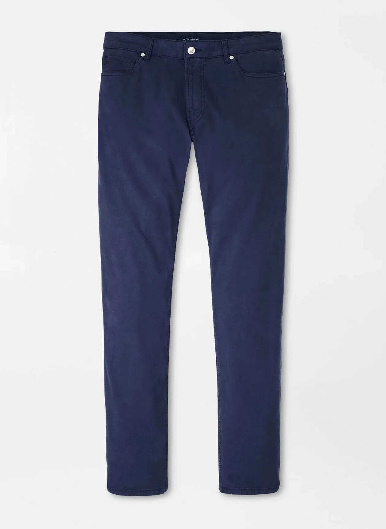 Peter Millar Wayfare Five-Pocket Pant in Navy Relaxed Waist