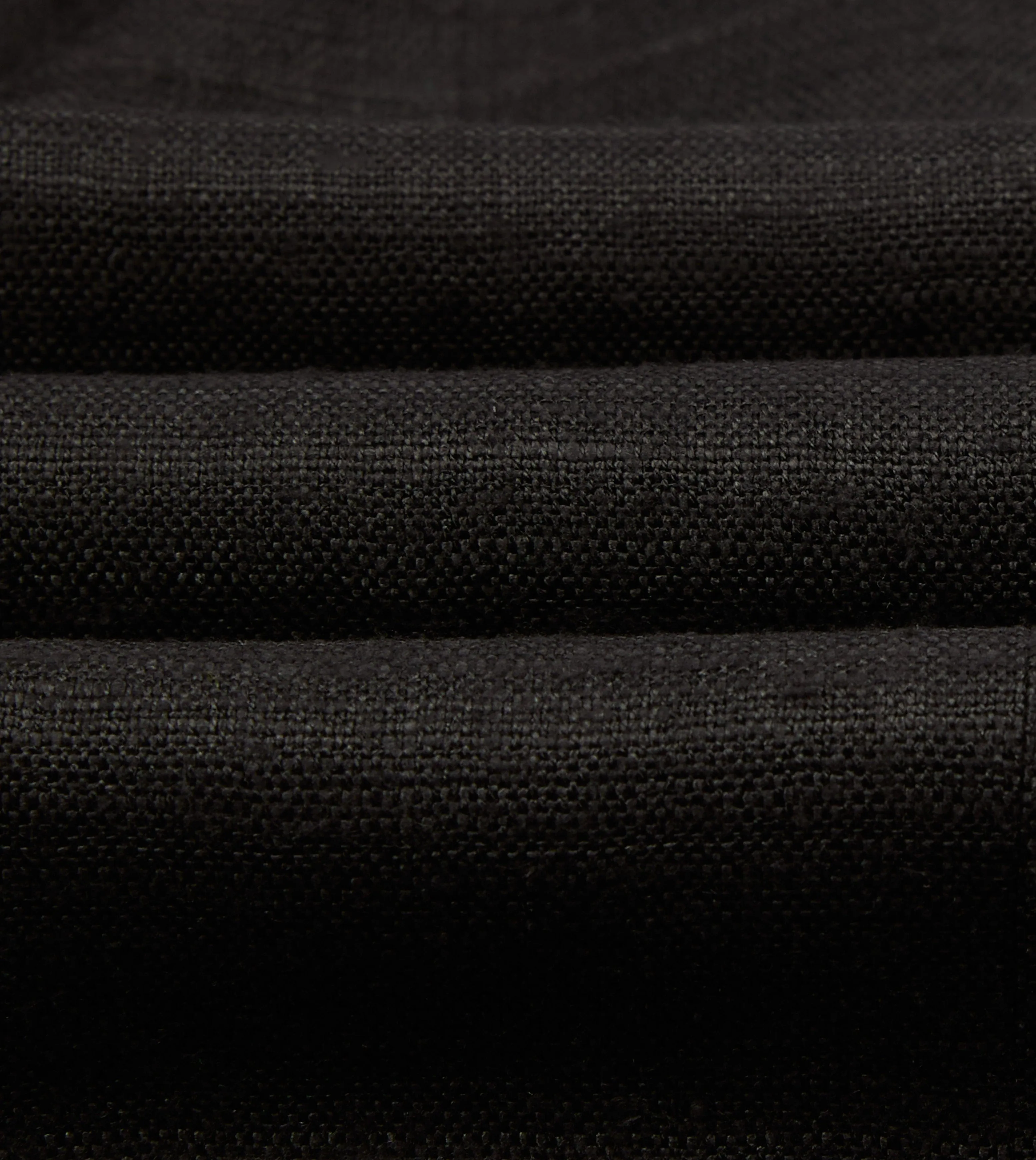 Black Tussah Silk Double-Breasted Evening Jacket Detachable Layer