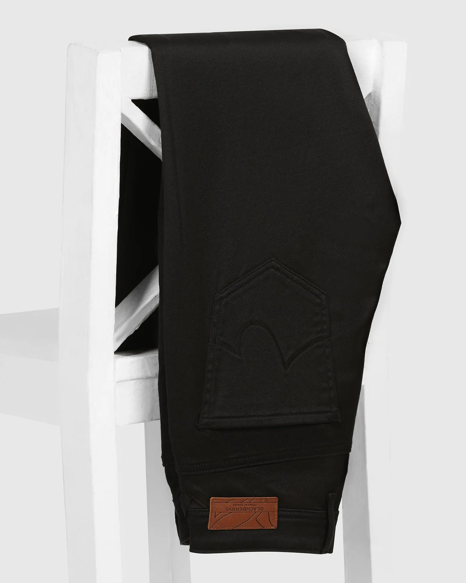 Daily Attire Bleed Zero Straight Comfort Duke Fit Black Jeans - Abto