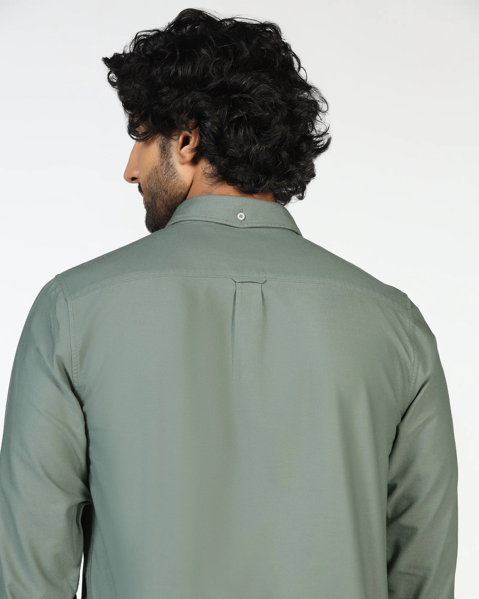 Olive Solid Shirt - Solly Beach Ready