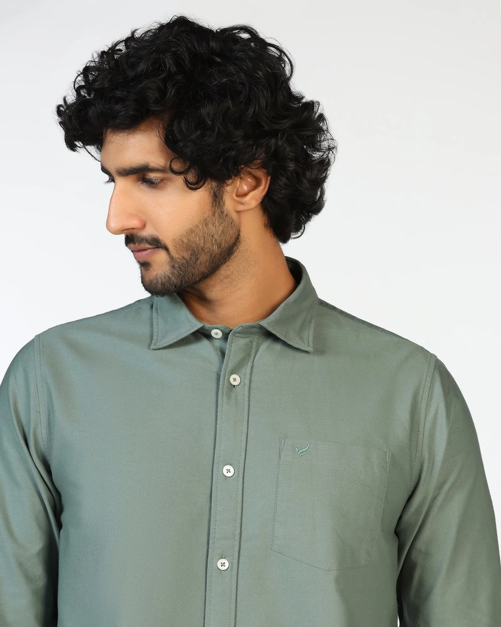 Olive Solid Shirt - Solly Sleepwear