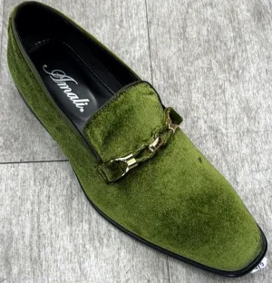 Comfort Shank Exclusive Formal Dress Shoe Green ALLER
