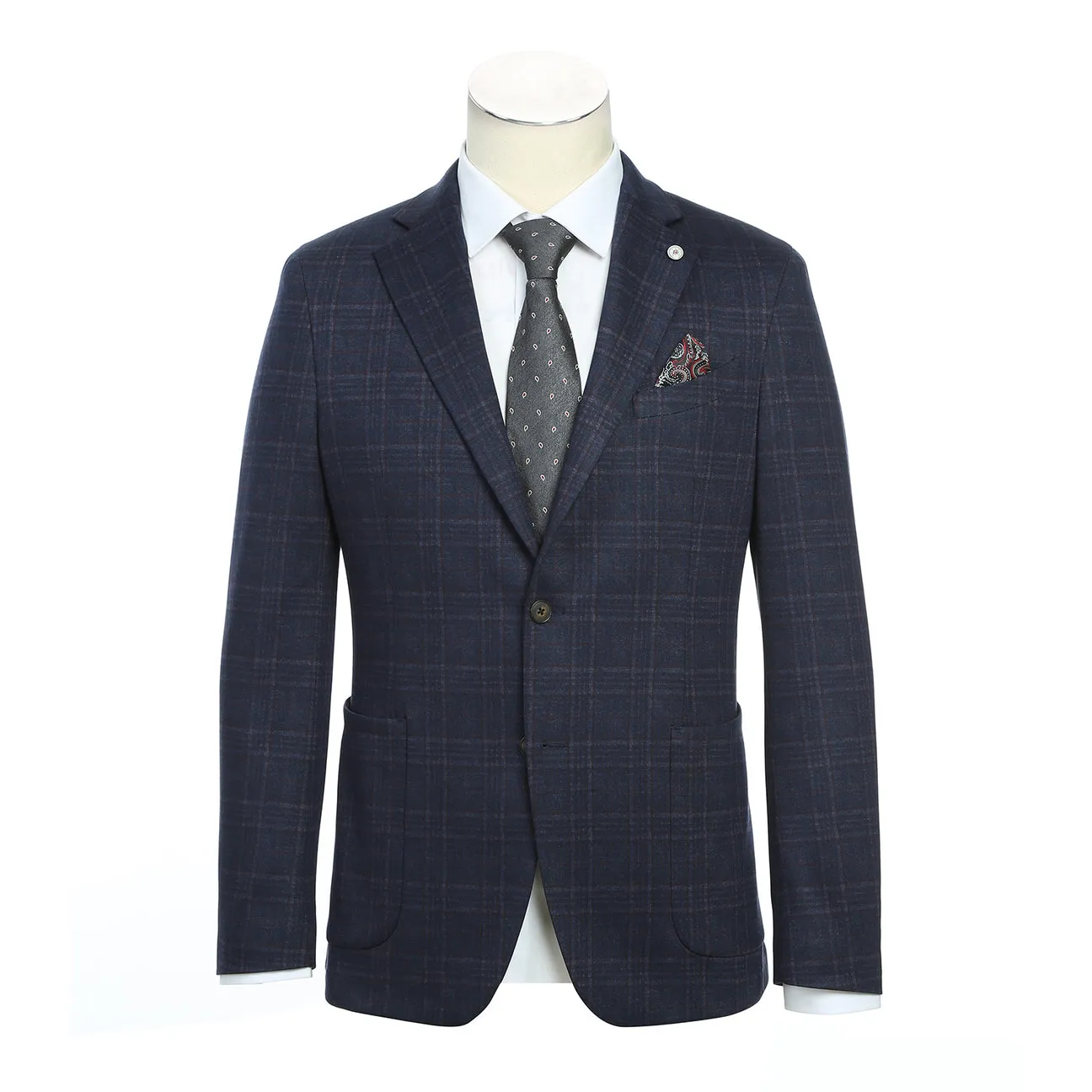 Practical Design Pellagio Men's Half Canvas Blazer Navy PF23-14