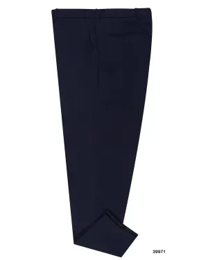 Comfy Waist Stretch Panels Vitale Barberis Canonico - 120s 2 Ply Navy