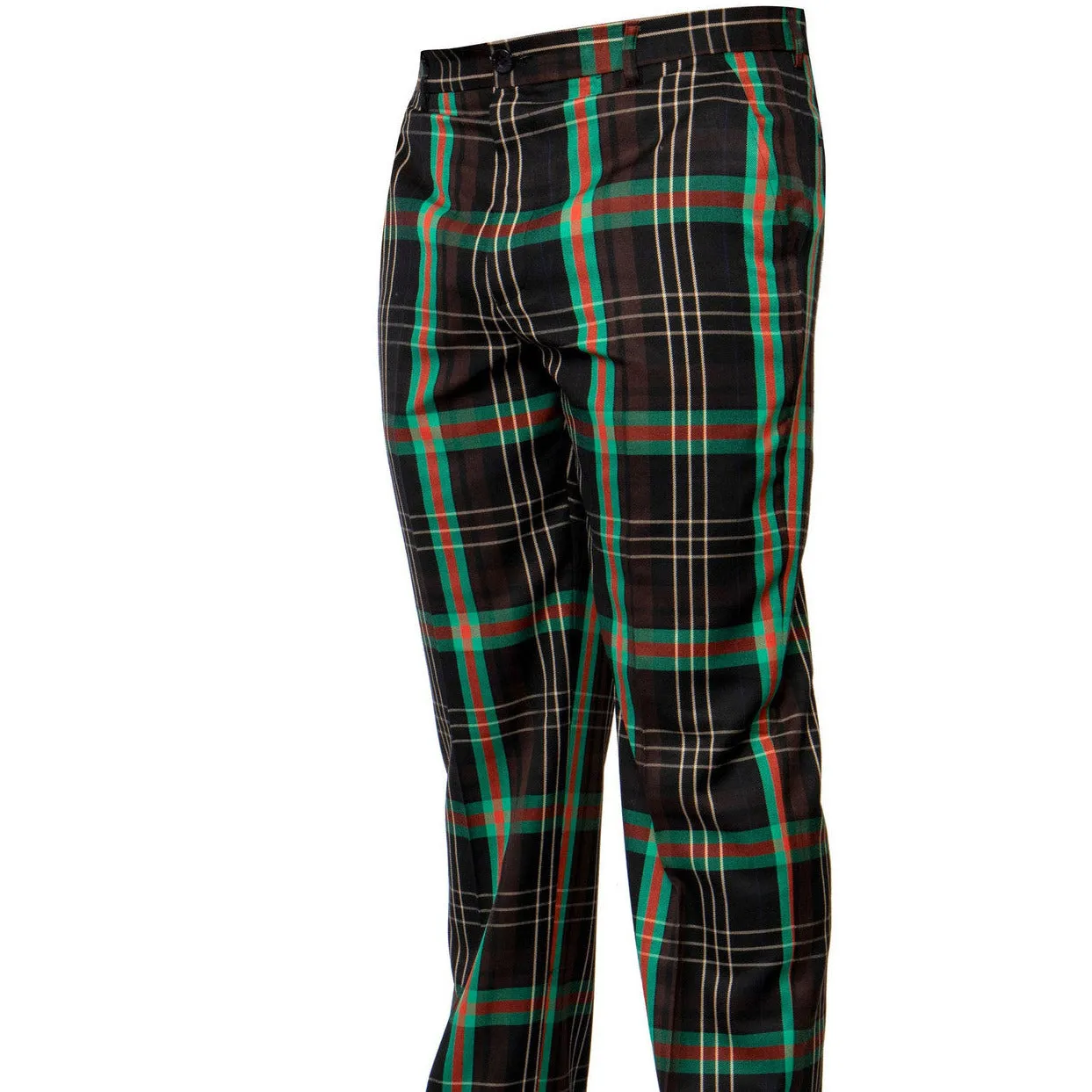 Street Active MoistureControlLiner Prestige Black Brown Red Green Plaid Pants