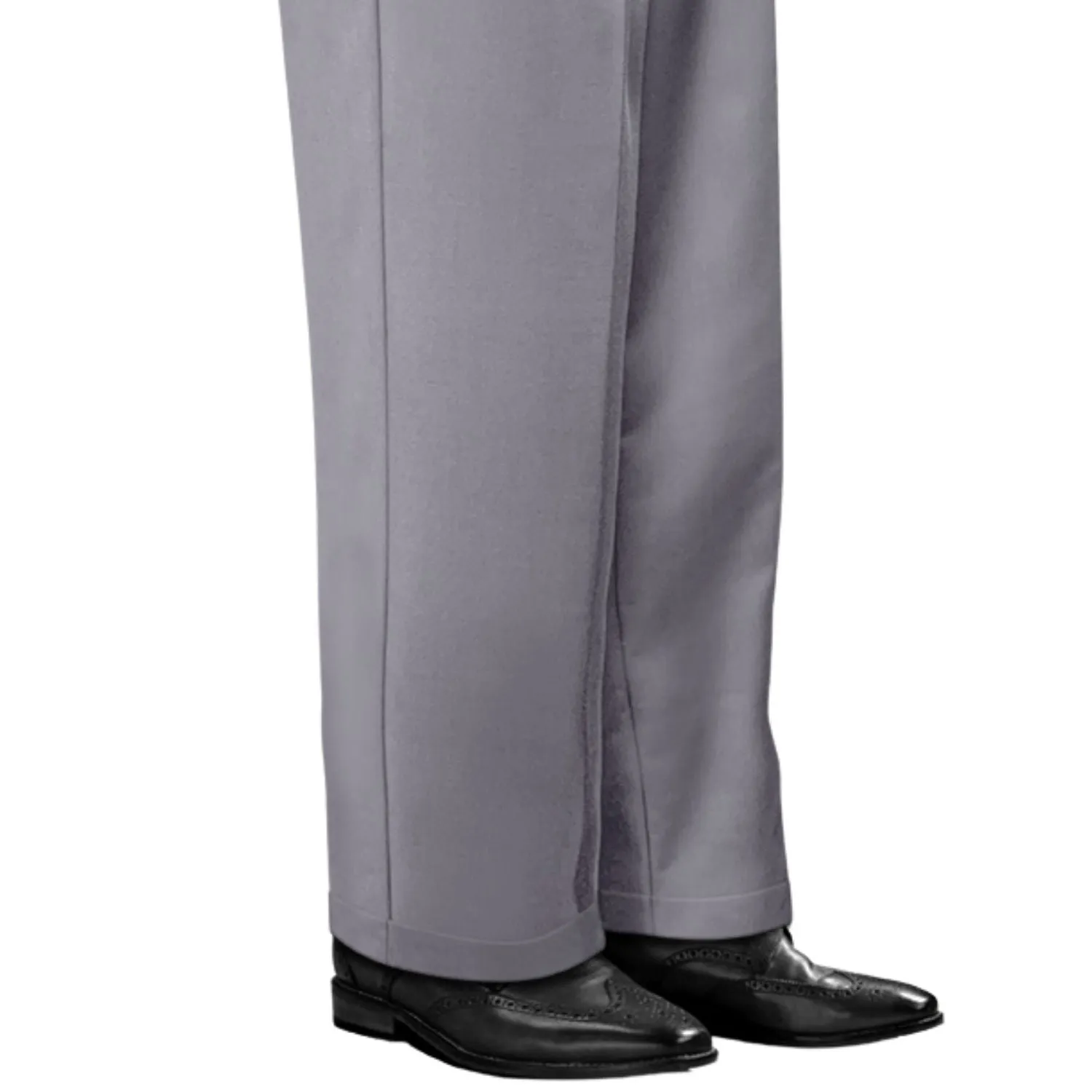 Full Comfort Centauri Collection: Grey Wide-Leg Pants