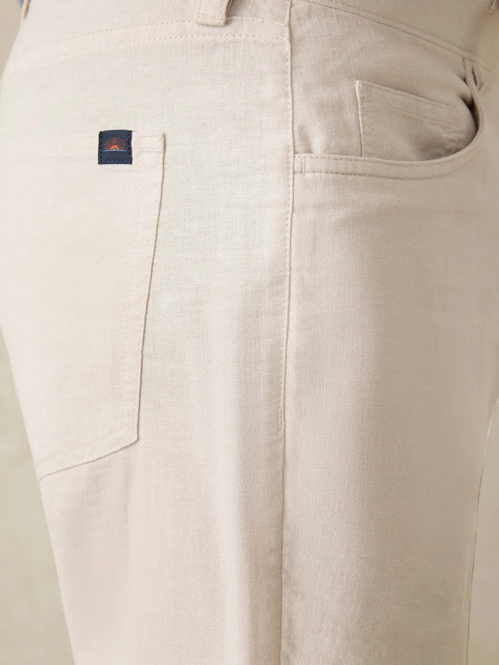 Movement Linen Pant - Dorset Sand Modern Cut