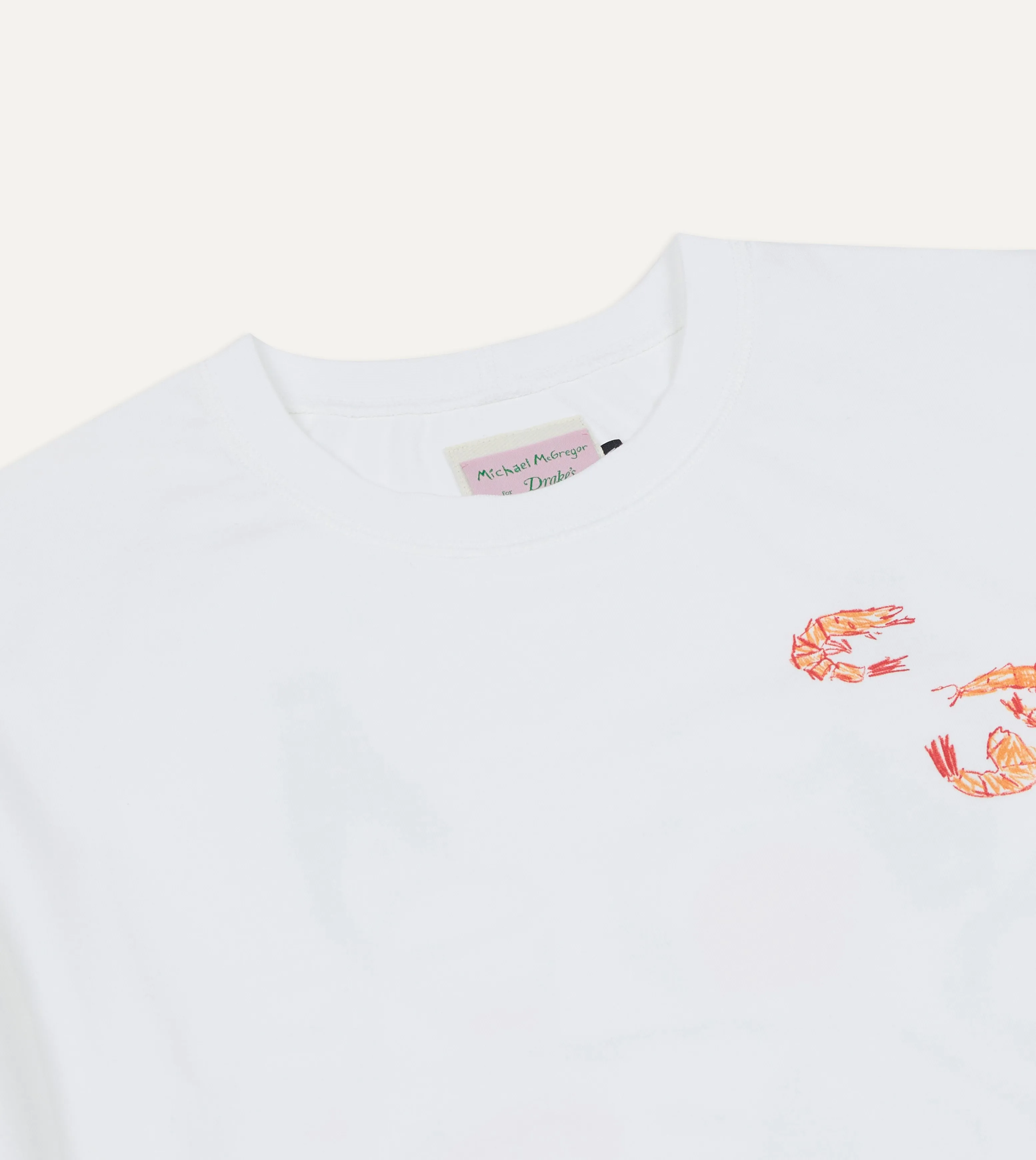 Michael McGregor for Drake's Restaurant T-Shirt Ethically Sourced Material Wool combination