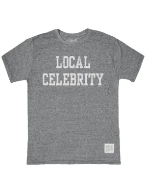 Local Celebrity Vintage Grey T-Shirt Chic Outfit Versatile Fashion