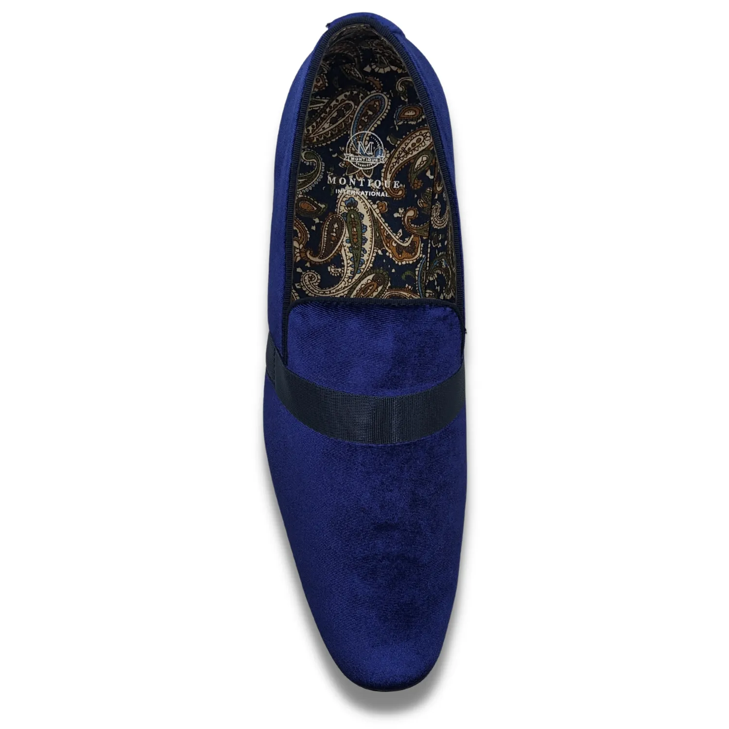 Step Firm Men's Solid Velvet Purple Fashion Shoes S91