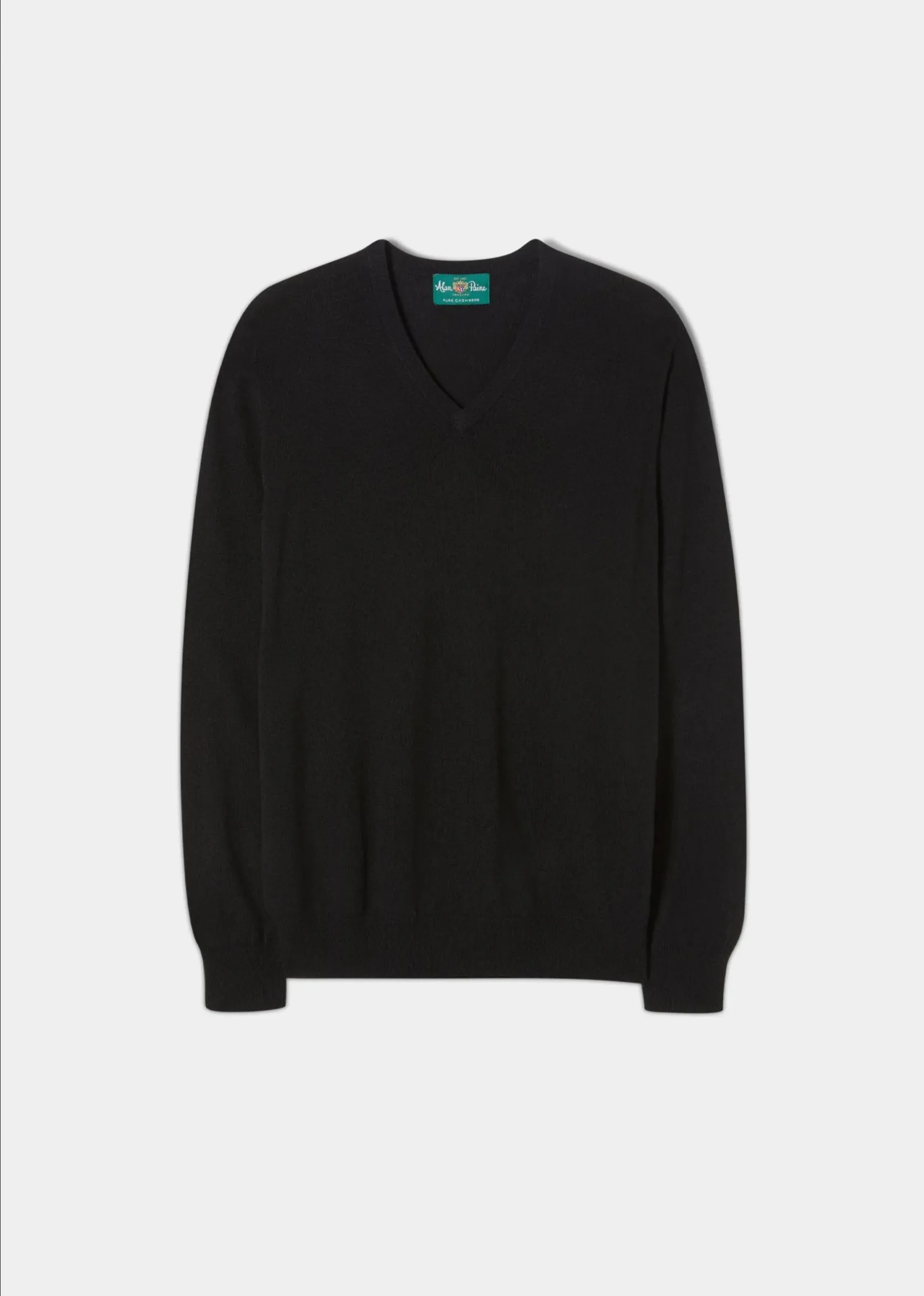 Haddington Solid Cashmere Vee Ocean Air Breathable Style