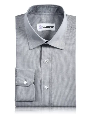 Grey Mini Checks Shirt Dad Core FourWayStretchClothing