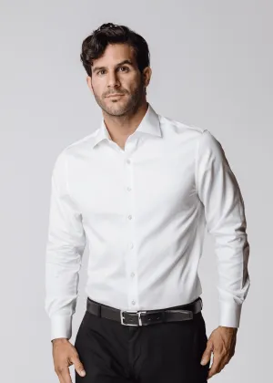 Milano White Shirt - Contemporary Unmatched comfort Luxury Feel