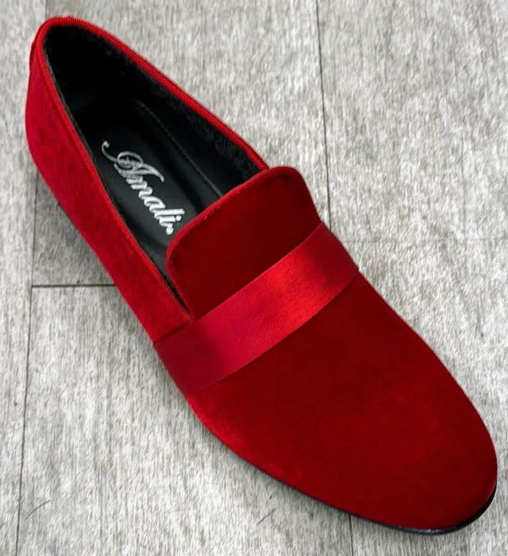 Comfort Wedge Exclusive Formal Dress Shoe Red 7021
