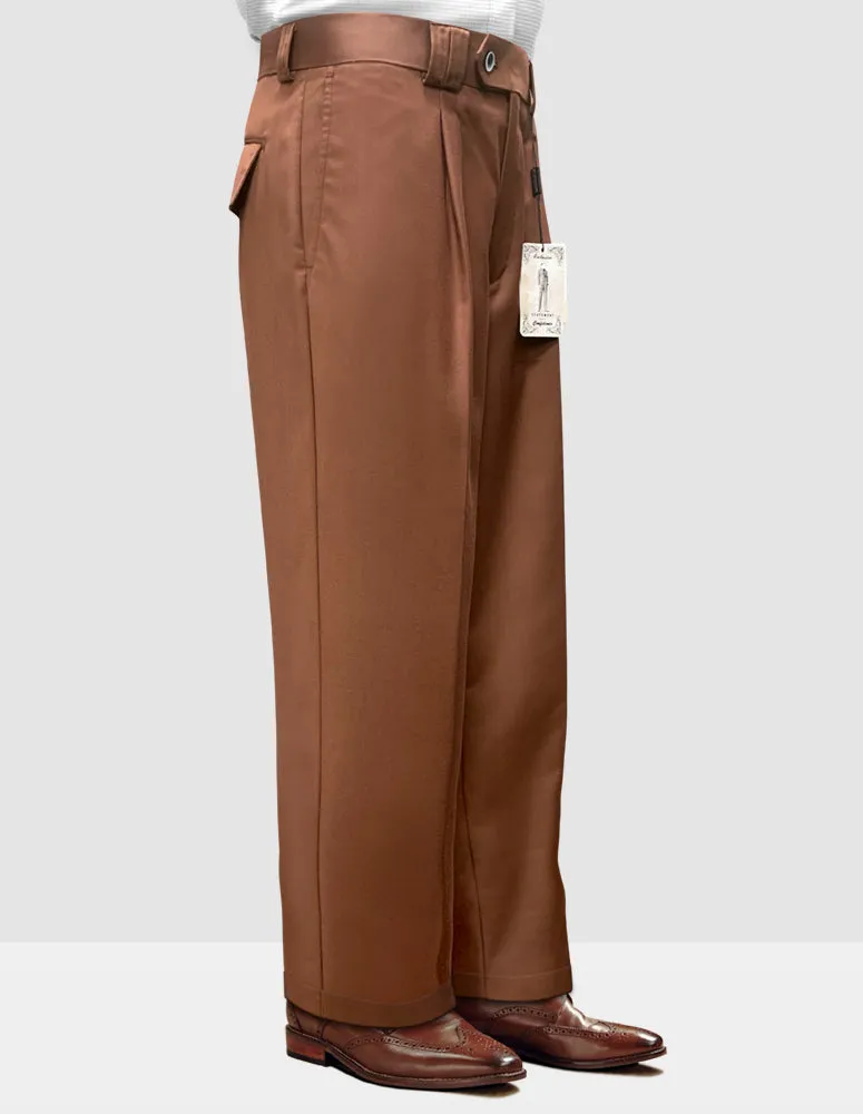COPPER WIDE LEG DRESS PANTS QuickReleaseClosures Non Binding Cuffs