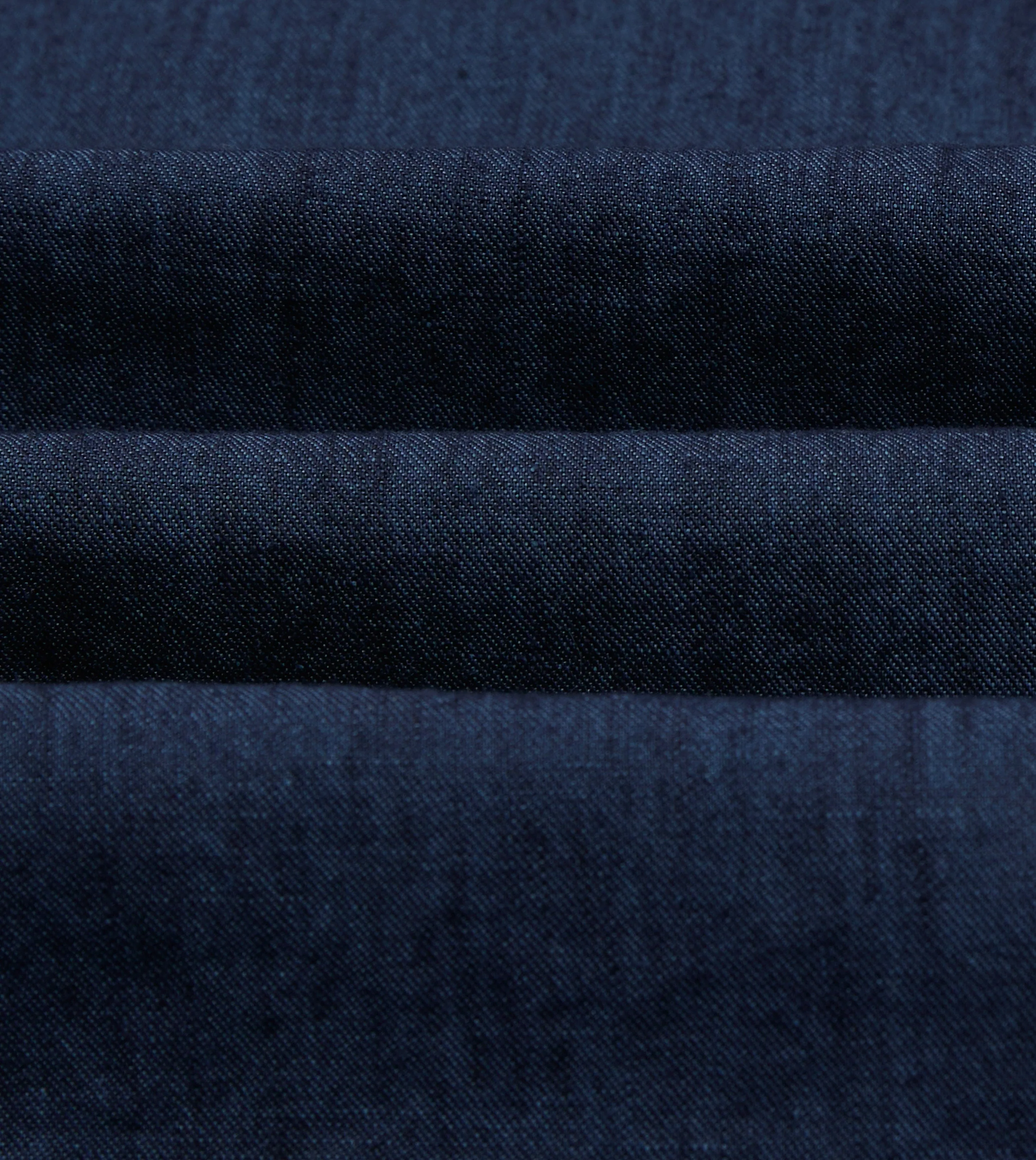 Bold Statement Navy Cotton Linen Two-Pocket Work Shirt