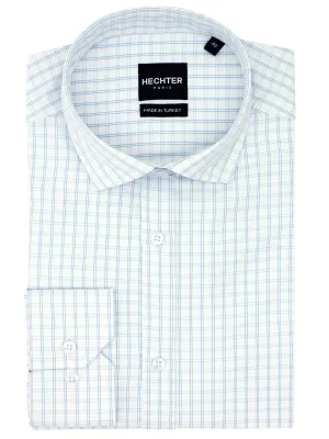 Year-Round Favorite Jacque Business Blue Checked Shirt