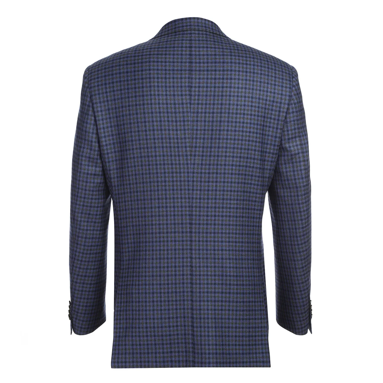 Alessandro Vitello by Renoir Classic Fit Wool Blue Blazer 565-9 Noise Reducing Fabric