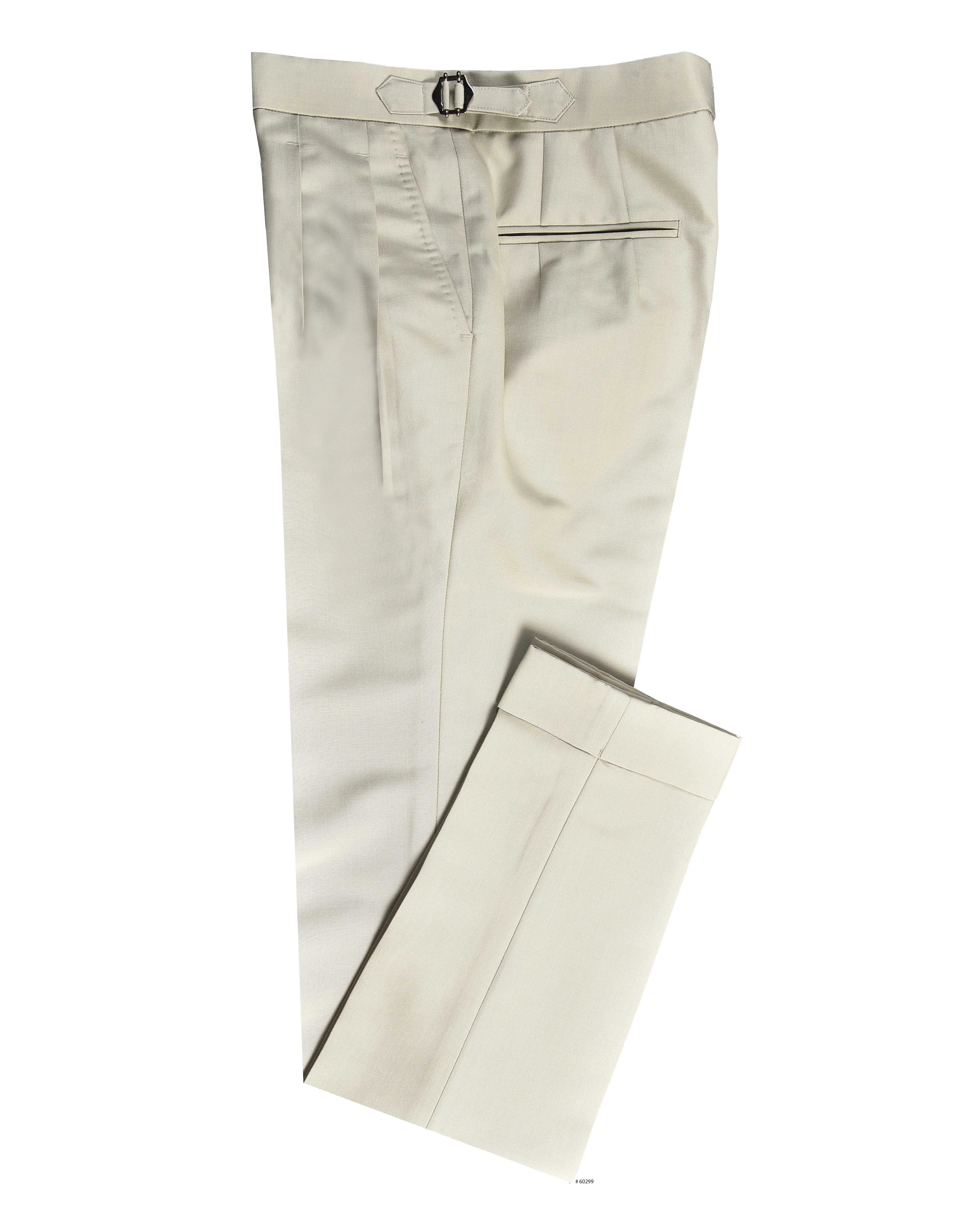 VBC: Khaki 100 % Wool Straight Leg