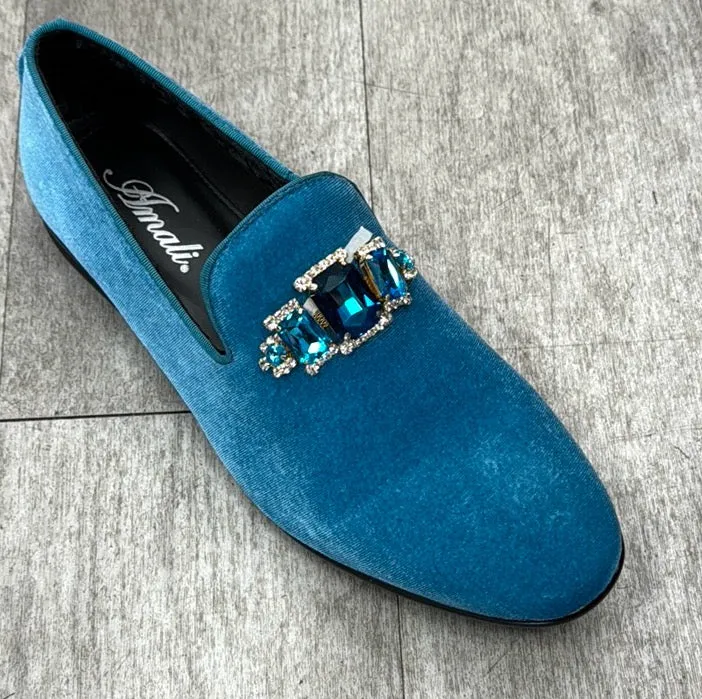 Heel Stabilizer Exclusive Formal Dress Shoe Teal TIAGO
