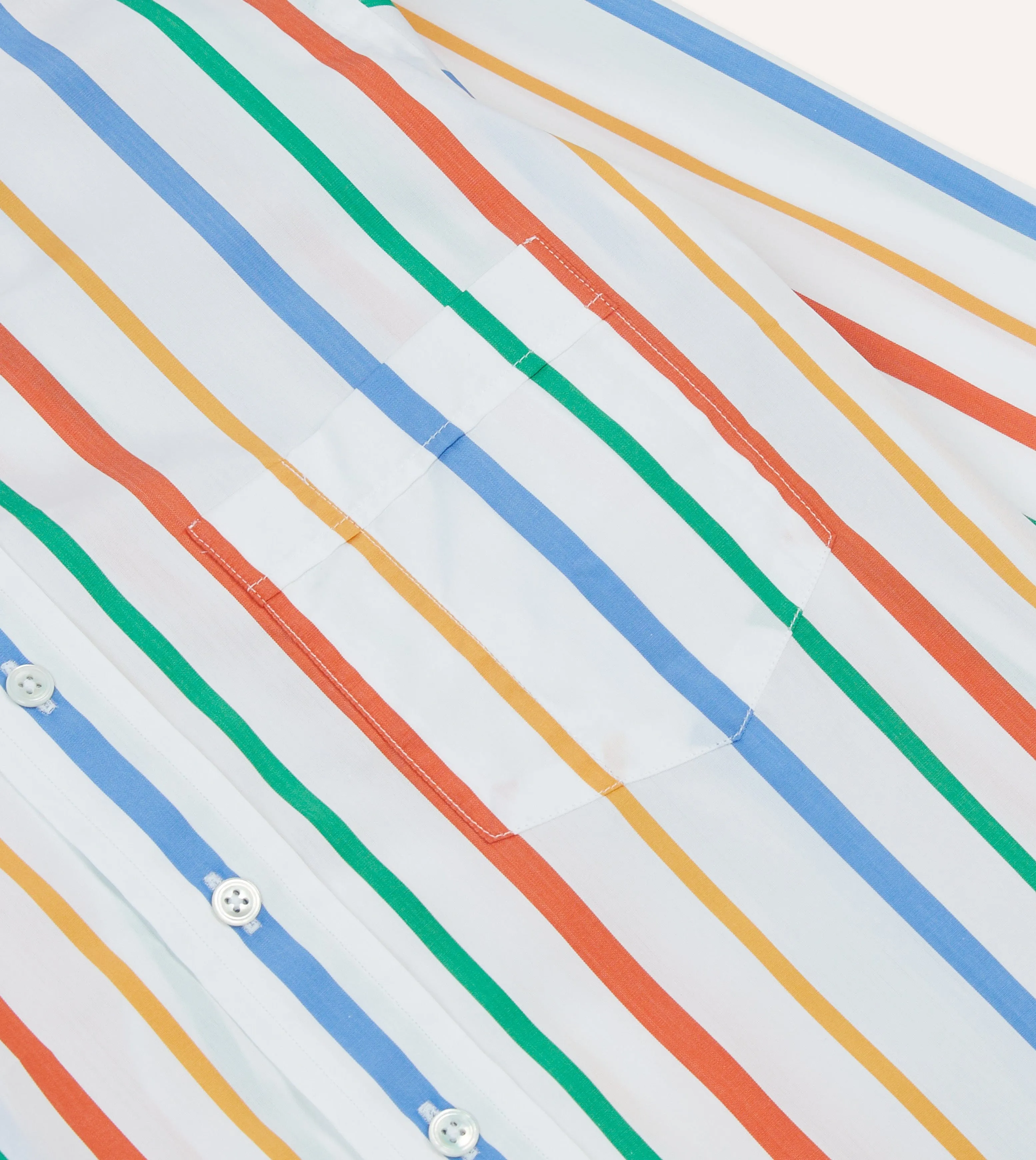 Multi Stripe Poplin Button-Down Shirt Anniversary Special