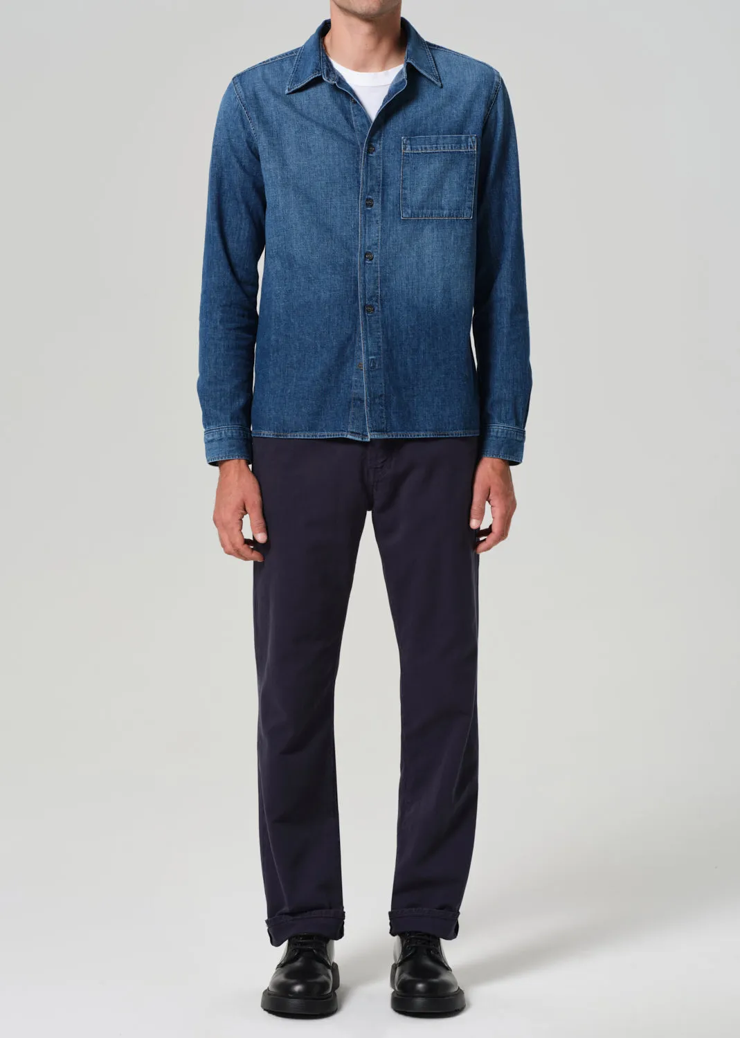 Elijah Relaxed Fit Linen Pant - Night Flight Natural Fiber Blend