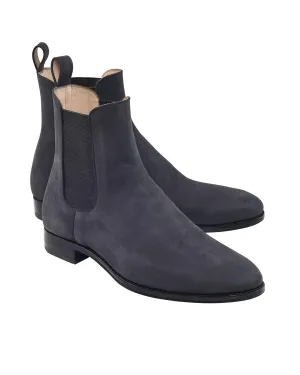 Chelsea Boots Nubuck Black Comfort Grip Non Slip Wellness Seekers