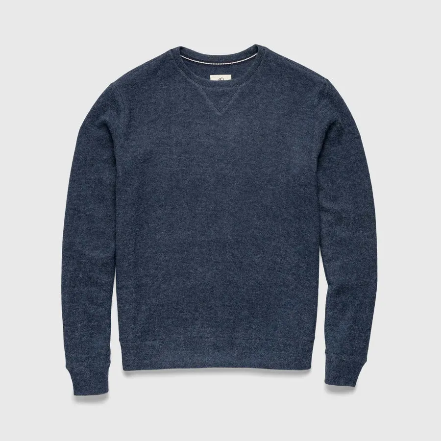 Butch Cashmist Crew - Navy Heather Warm Fashion