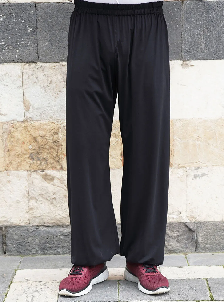 Anti Pilling Finish Breathable fabric Elasticized Sporty Trousers