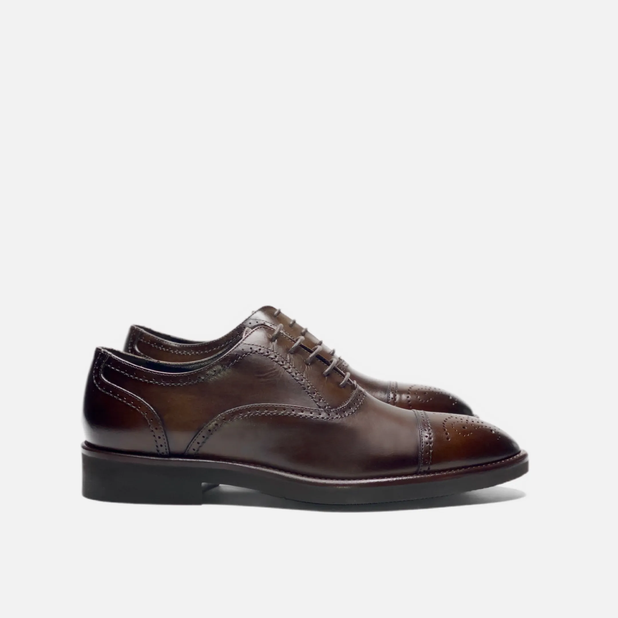 Ridgeland Cap Toe Dress Shoes Memory Foam Padding Shift Duty