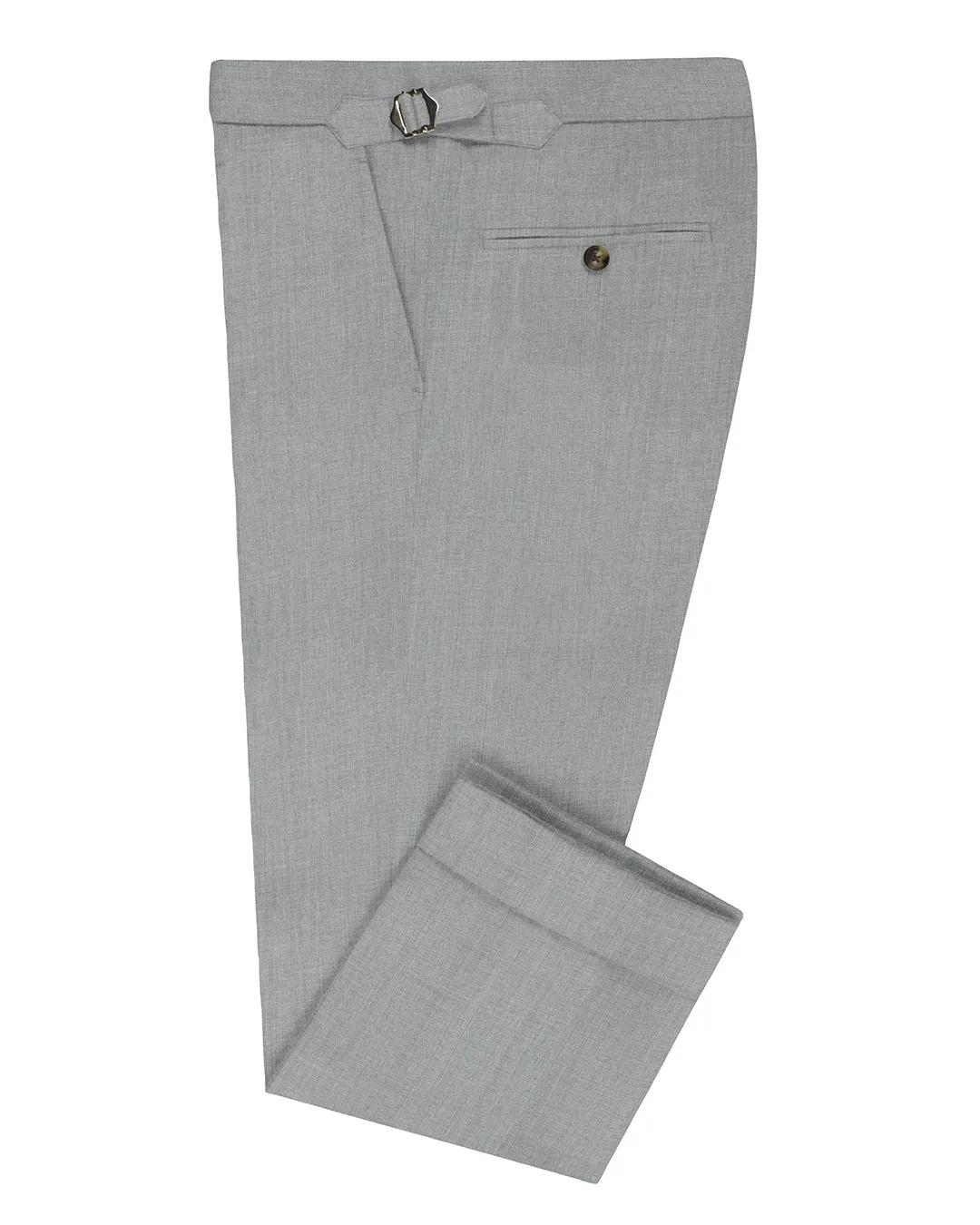 Lightweight Wear Quick Layering Loro Piana: Light Grey Woolen