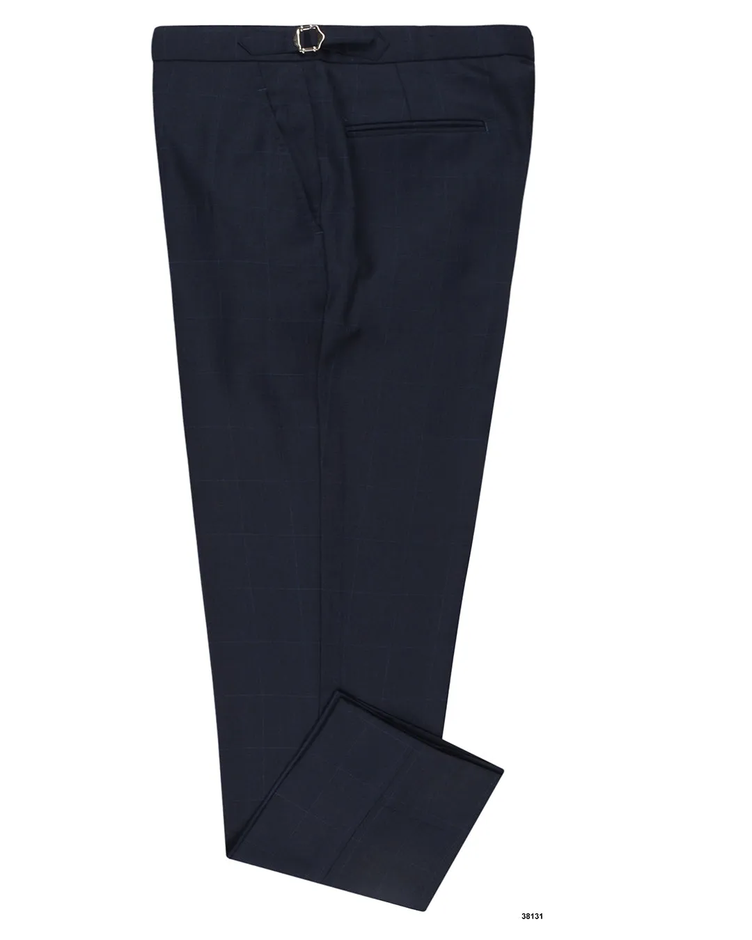 Drago: Super 130s Navy Prince of Wales Checks Urban Flex