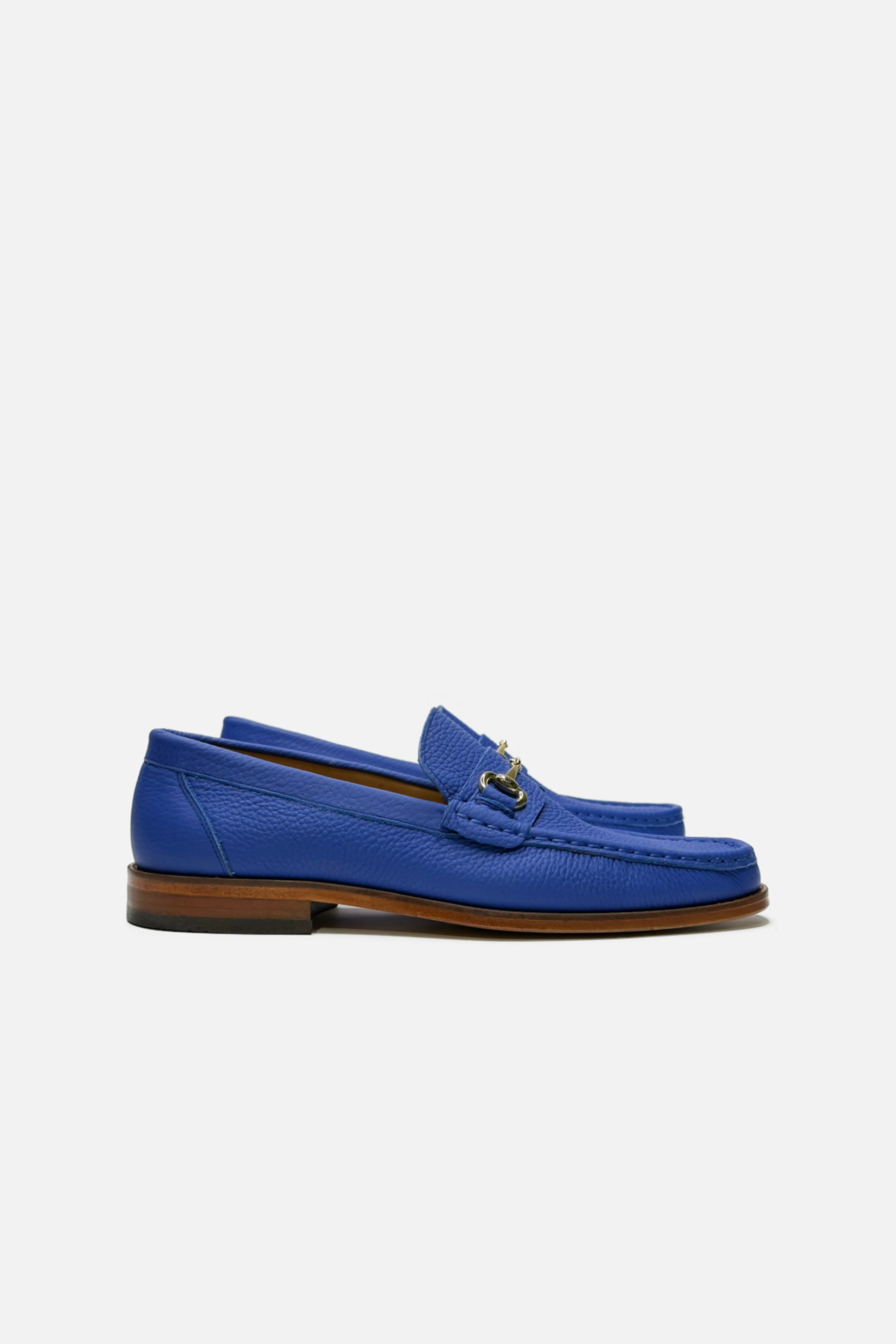 Fashionable Leather Dante Horsebit Slip On Loafers