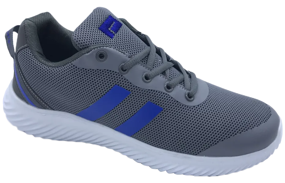 Durable Walk CLUB-M Men's Light Grey Lace Up Ultralight Athletic Fashion Shoes SP654