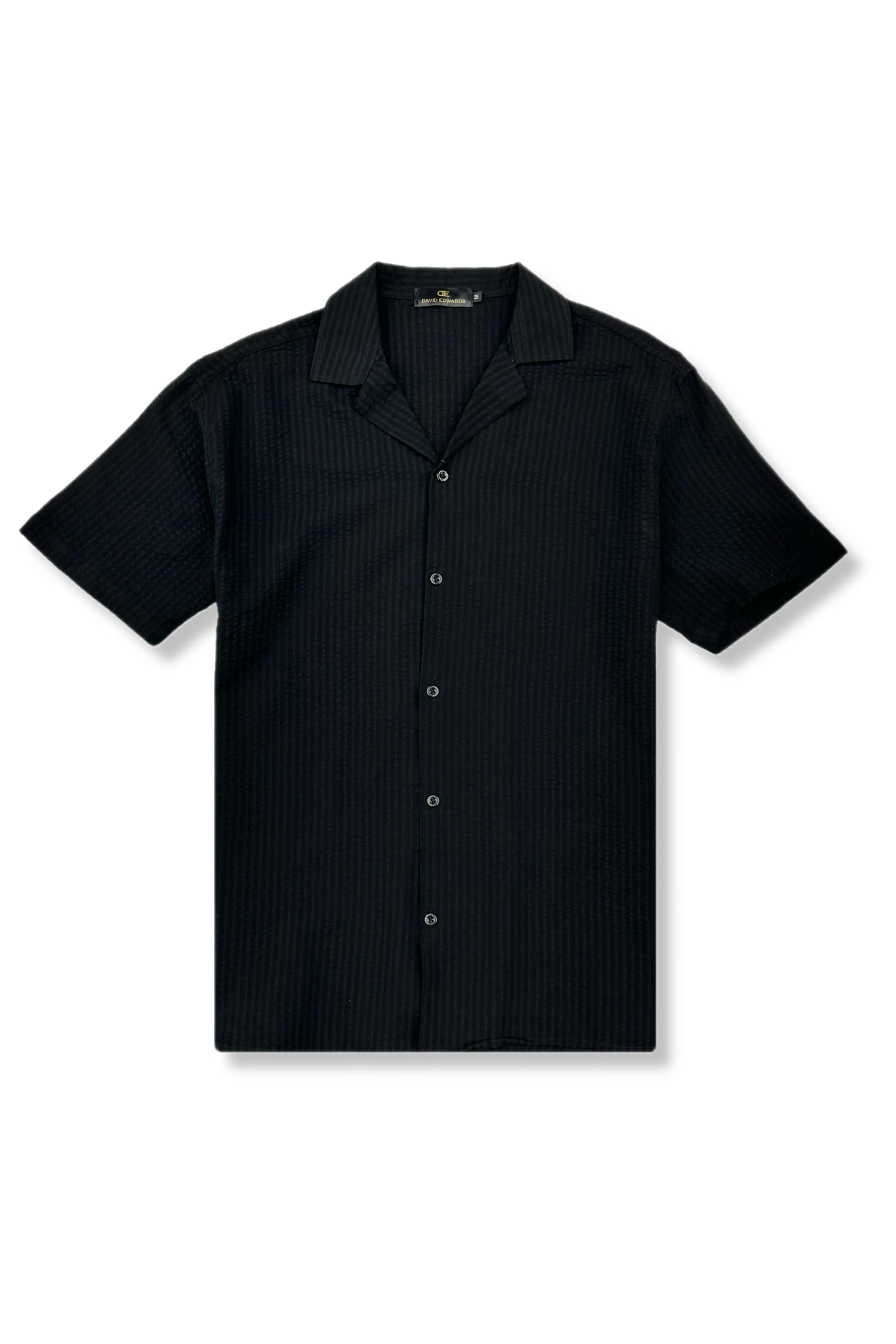 LowMaintenanceMaterial Darnold Seersucker Revere Collar Shirt