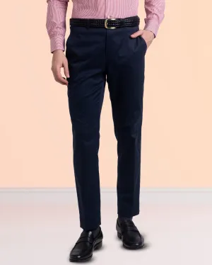 Dark Navy Twill Dress Pant Temperature Regulating