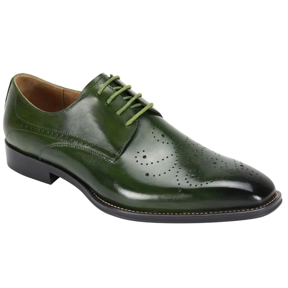 Daily Mobility Calm Routine Giovanni Green Leather Oxford Shoe