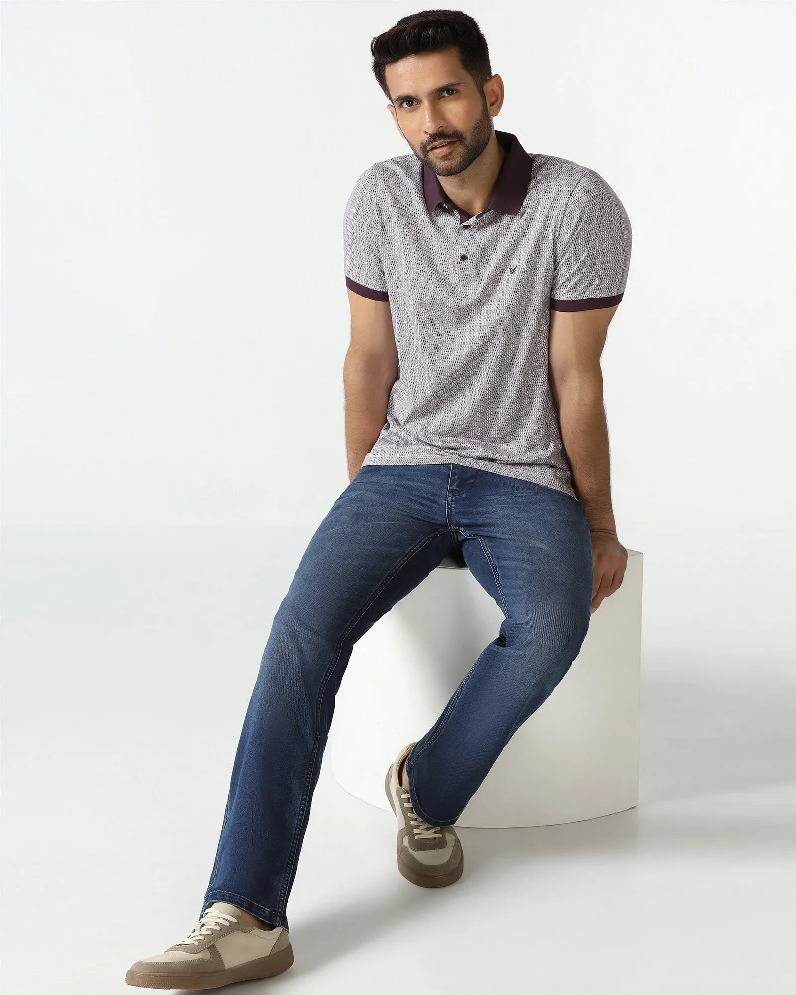 Indigo Ultrasoft Straight Comfort Jeans - Leopord Non Toxic Textile Certified Morning Stroll Music Event Office Wear